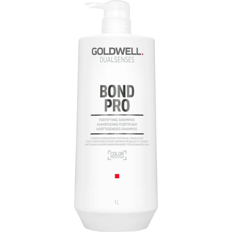 Зміцнювальний шампунь для тонкого і ламкого волосся Goldwell Bond Pro 1000 мл Зміцнювальний шампунь для тонкого і ламкого волосся Goldwell Bond Pro 1000 мл