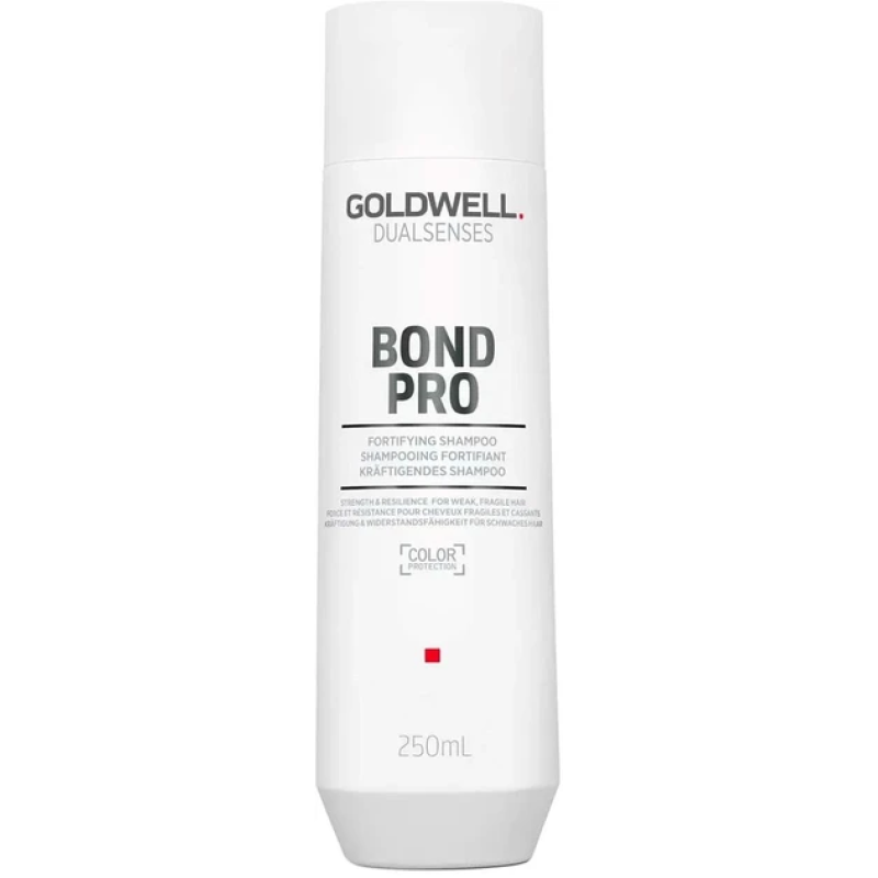 Зміцнювальний шампунь для тонкого і ламкого волосся Goldwell Bond Pro 250 мл Зміцнювальний шампунь для тонкого і ламкого волосся Goldwell Bond Pro 250 мл