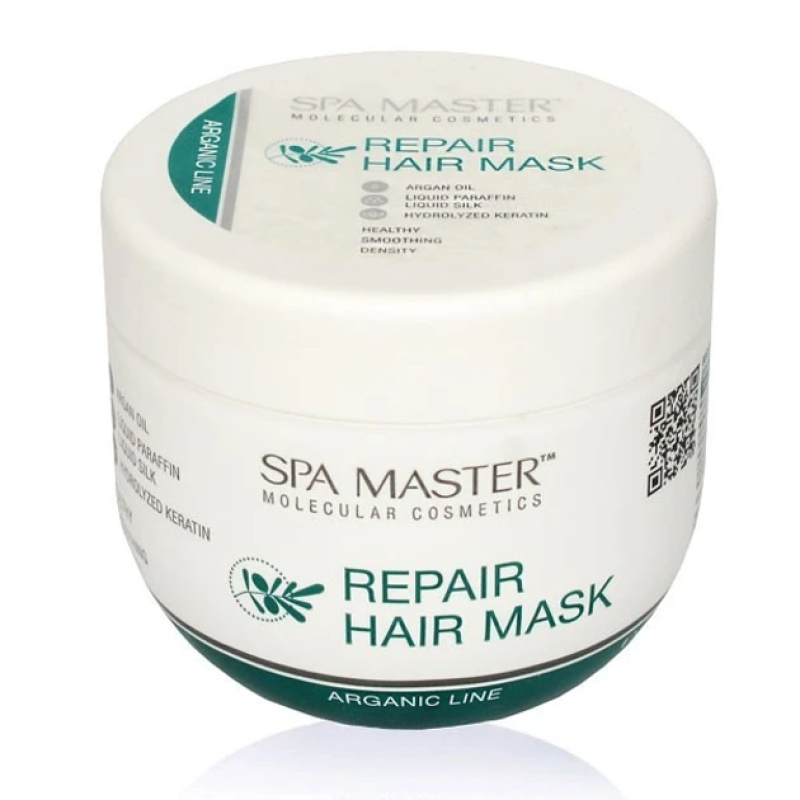 Відновлювальна маска для волосся з аргановою олією Spa Master, 500 мл Відновлювальна маска для волосся з аргановою олією Spa Master, 500 мл