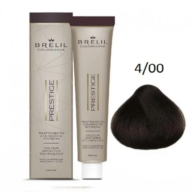 Фарба для волосся Brelil Colorianne Prestige 4/00 шатен 100 мл Фарба для волосся Brelil Colorianne Prestige 4/00 шатен 100 мл