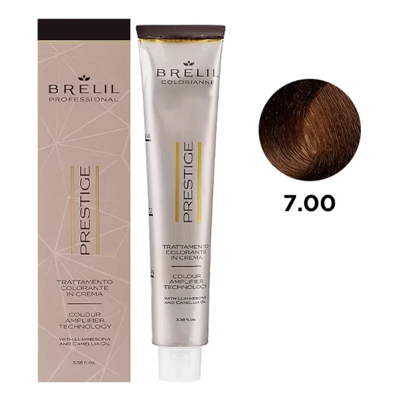 Фарба для волосся Brelil Colorianne Prestige 7/00 Блонд 100 мл Фарба для волосся Brelil Colorianne Prestige 7/00 Блонд 100 мл