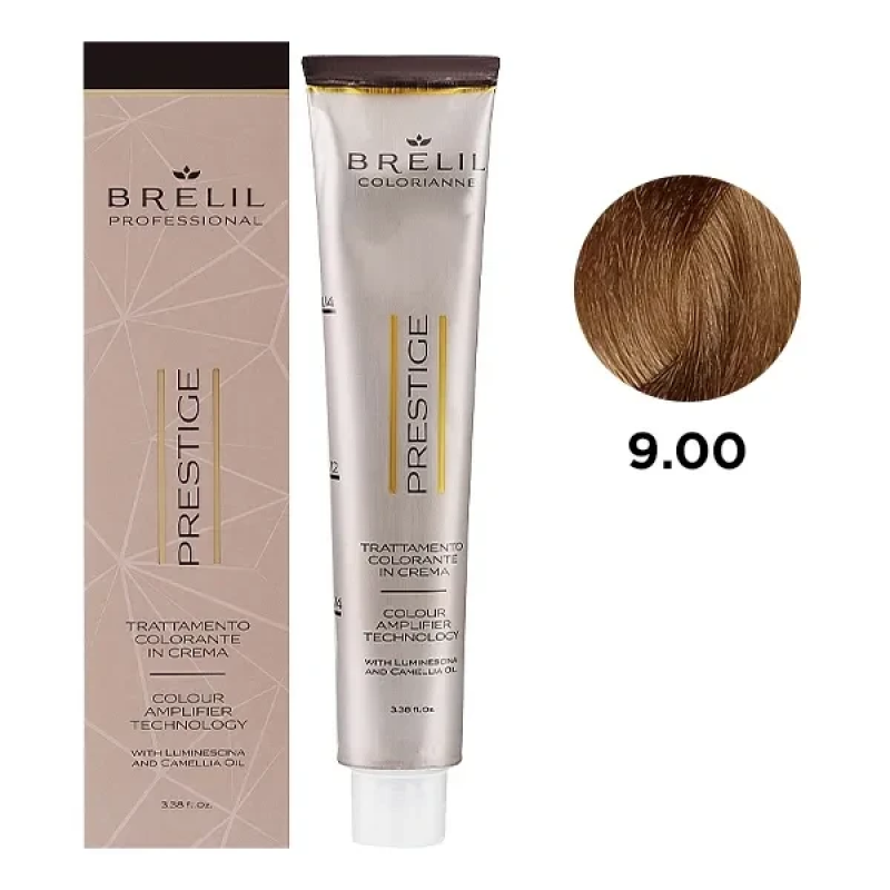 Фарба для волосся Brelil Colorianne Prestige 9/00 Дуже світлий блонд 100 мл Фарба для волосся Brelil Colorianne Prestige 9/00 Дуже світлий блонд 100 мл