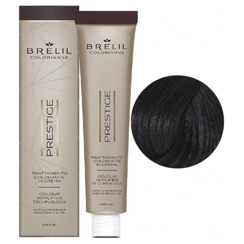 Фарба для волосся Brelil Colorianne Prestige 3/06 Темний каштан натуральний червоний ,100 мл Фарба для волосся Brelil Colorianne Prestige 3/06 Темний каштан натуральний червоний ,100 мл