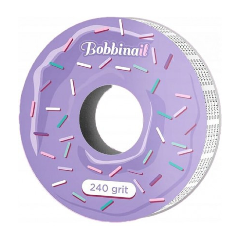 Запасний блок файл-стрічки papmAm білий Staleks Pro Expert для пластикової котушки 240 грит