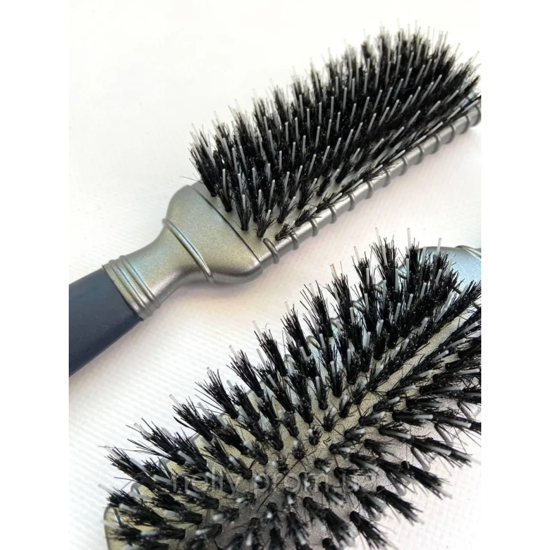 Массажная щётка для волос Salon Professional для нарощенных волос с щетиной Массажная щётка для волос Salon Professional для нарощенных волос с щетиной