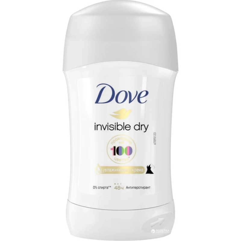 Антиперспирант-карандаш Dove Невидимый 40 мл Антиперспирант-карандаш Dove Невидимый 40 мл