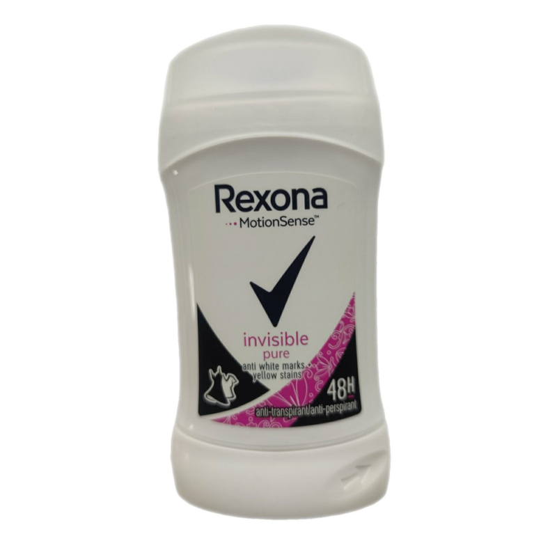 Антиперспирант Дезодорант женский Rexona Invisible Pure 40 мл Антиперспирант Дезодорант женский Rexona Invisible Pure 40 мл
