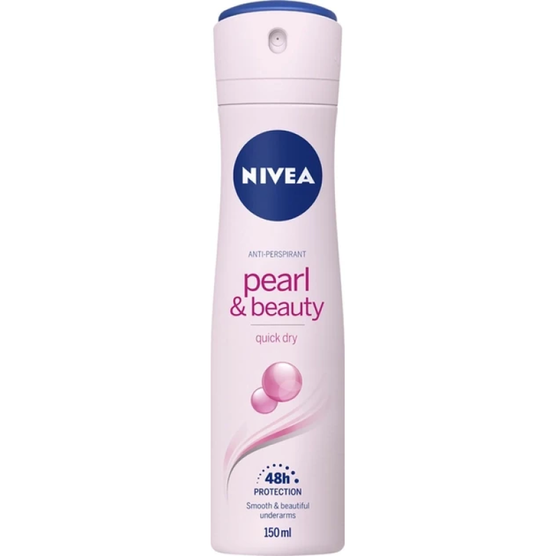 Дезодорант-антиперспірант NIVEA Перлинна краса спрей 150 мл Дезодорант-антиперспірант NIVEA Перлинна краса спрей 150 мл