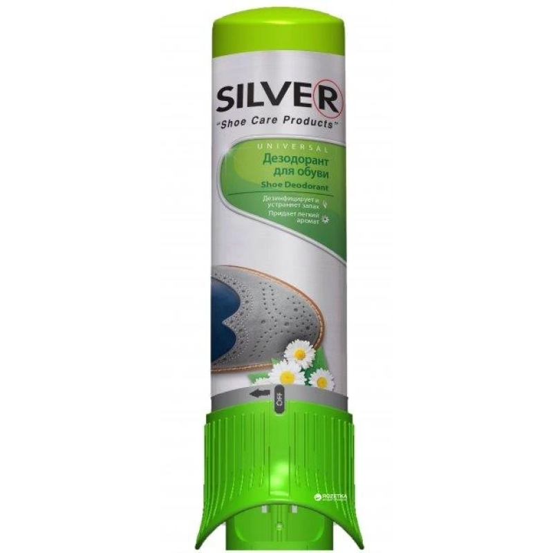 Дезодорант для взуття Silver Universal 100 мл Дезодорант для взуття Silver Universal 100 мл