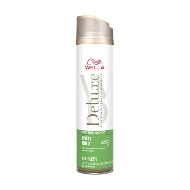 Лак для волосся Wella Deluxe Lively Hold екстрасильна фіксація, 250 мл Лак для волосся Wella Deluxe Lively Hold екстрасильна фіксація, 250 мл