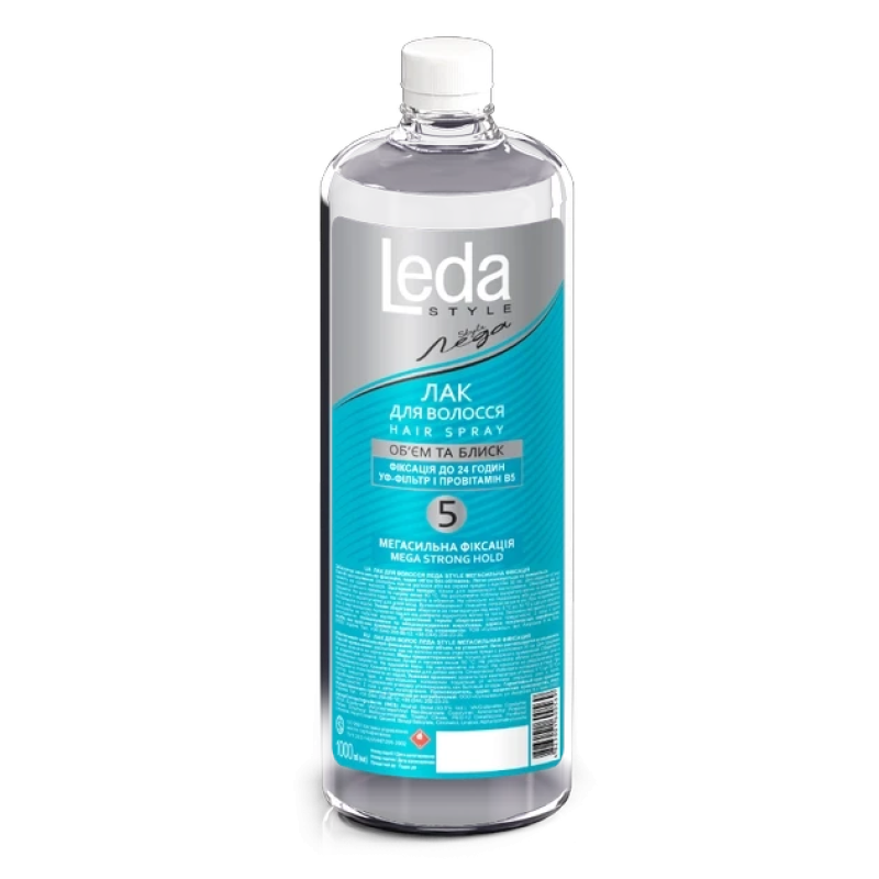 Лак Леда Style мегасильна фіксація 1000 мл Лак Леда Style мегасильна фіксація 1000 мл