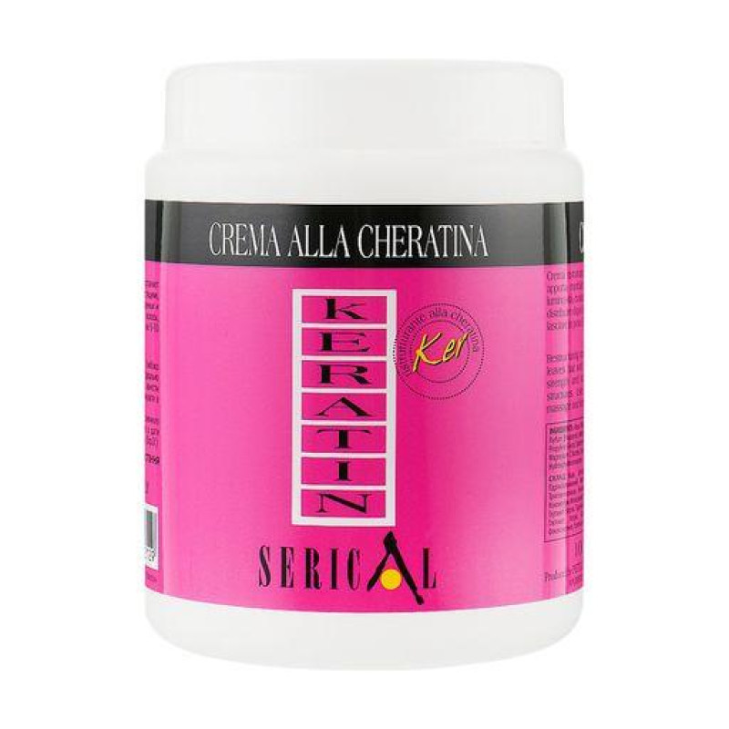 Крем-маска для волосся Pettenon Serical Keratin з кератином, 1000 мл Крем-маска для волосся Pettenon Serical Keratin з кератином, 1000 мл