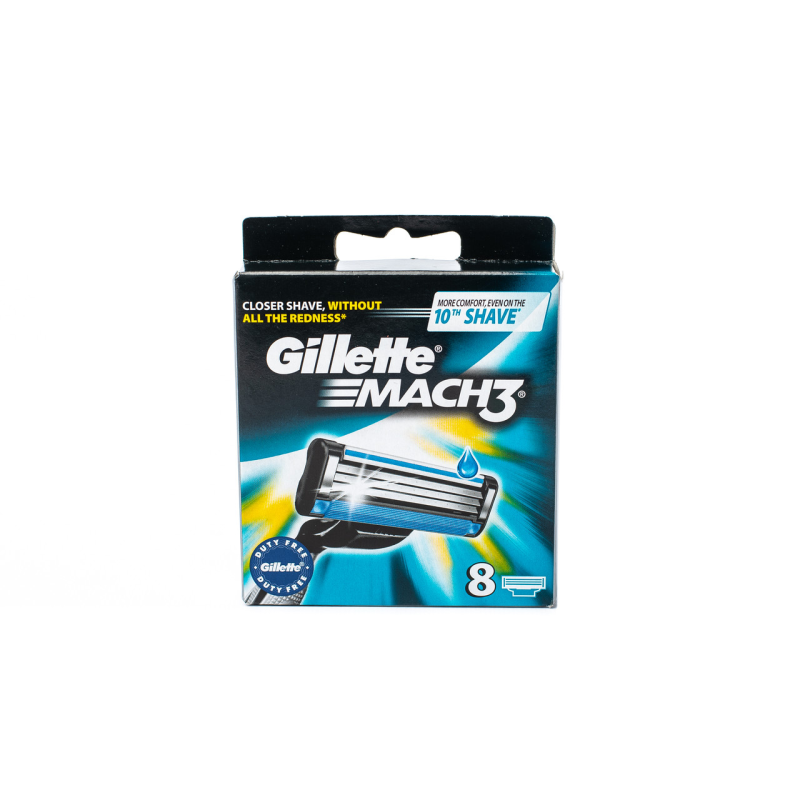 Касета для бритви Gillette MACH3 8 шт., оригинал!!! Касета для бритви Gillette MACH3 8 шт., оригинал!!!