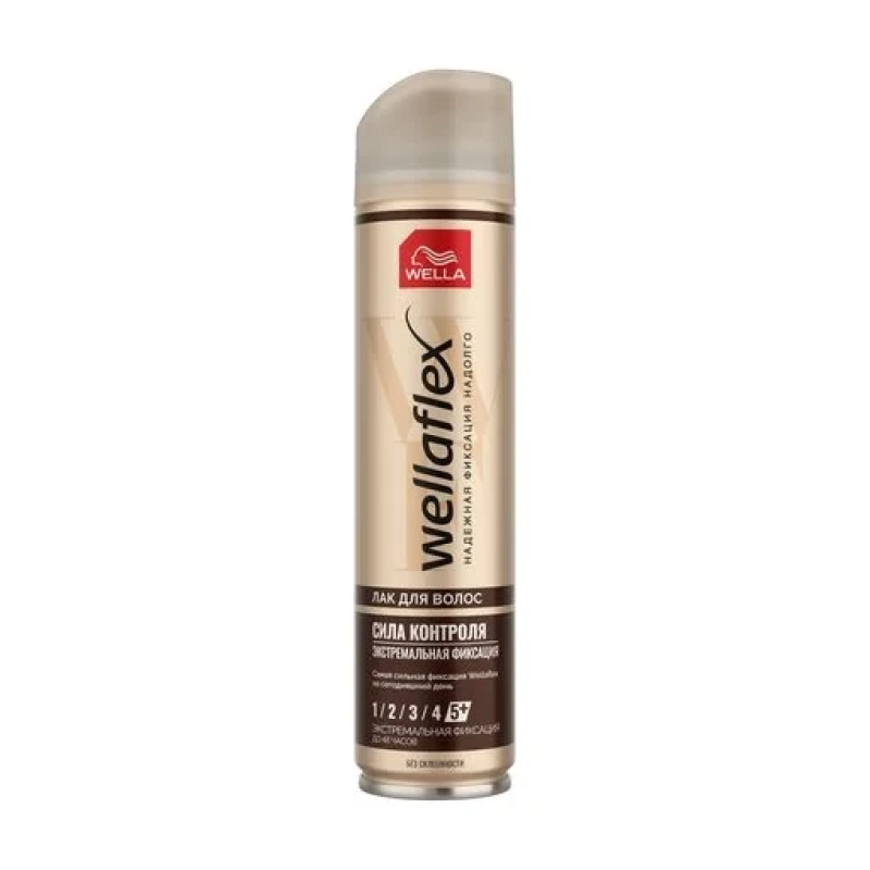 Лак для волосся WELLA Wellaflex Екстремальна фіксація 5+, 250 мл Лак для волосся WELLA Wellaflex Екстремальна фіксація 5+, 250 мл