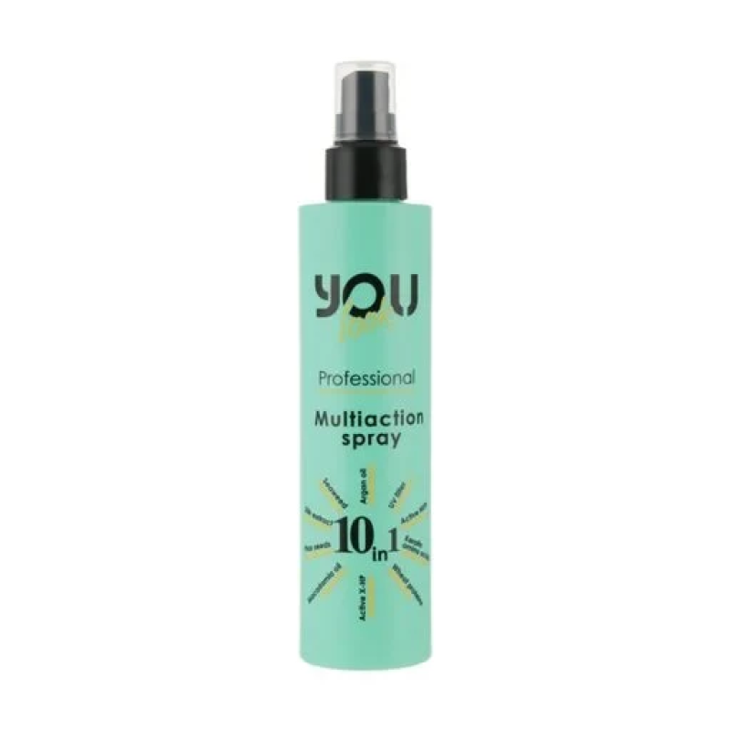 Мультиспрей миттєвої дії 10 в 1 для волосся You Look Professional 10 in 1 Multiaction Spray, 200 мл Мультиспрей миттєвої дії 10 в 1 для волосся You Look Professional 10 in 1 Multiaction Spray, 200 мл