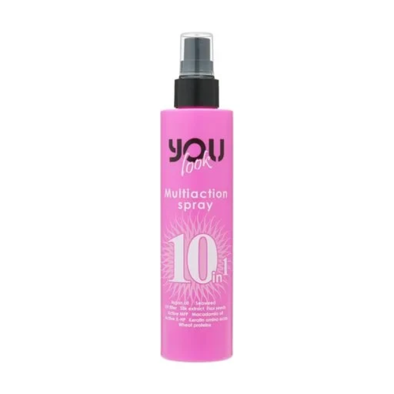 Мультиспрей миттєвої дії 10 в 1 для волосся You Look Professional 10 in 1 Multiaction Spray, 200 мл Мультиспрей миттєвої дії 10 в 1 для волосся You Look Professional 10 in 1 Multiaction Spray, 200 мл
