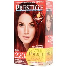 Крем-фарба для волосся Vip“s Prestige 220 Рубін 115 мл.