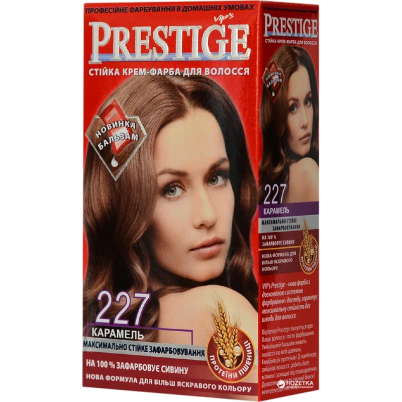 Крем-краска для волос Vip“s Prestige 227 Карамель 115 мл Крем-краска для волос Vip“s Prestige 227 Карамель 115 мл