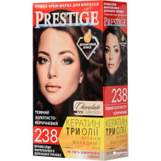 Крем-фарба для волосся Vip“s Prestige 238 Темний золотисто-коричневий 115 мл