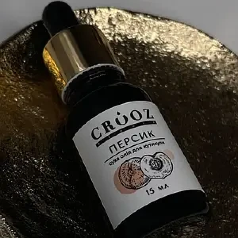 Crooz - суха олія для кутикули, персик , 15 мл Crooz - суха олія для кутикули, персик , 15 мл