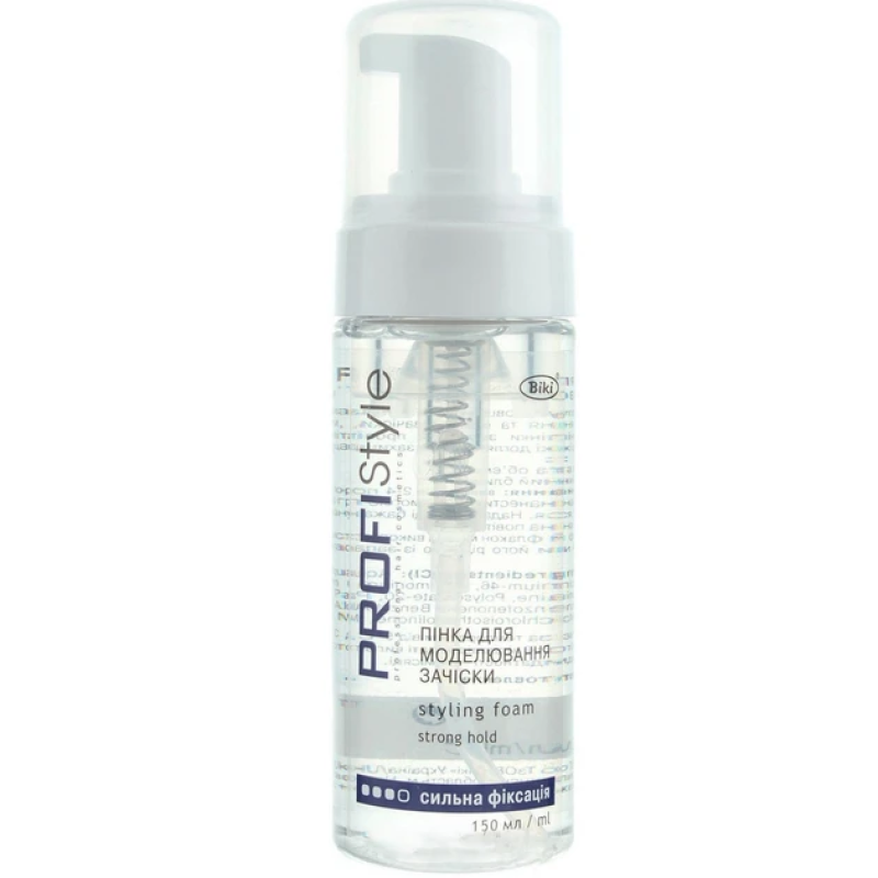 Пінка для моделювання зачіски ProfiStyle Styling сильної фіксації 150 мл Пінка для моделювання зачіски ProfiStyle Styling сильної фіксації 150 мл