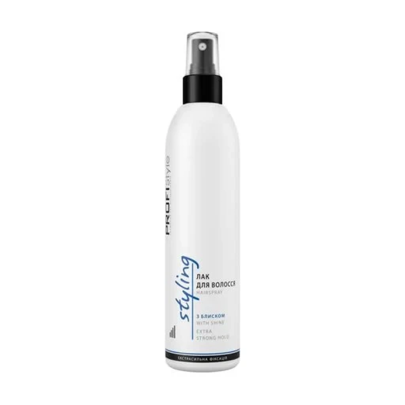 Лак для волосся ProfiStyle styling з блиском екстрасильна фіксація, 250 мл Лак для волосся ProfiStyle styling з блиском екстрасильна фіксація, 250 мл