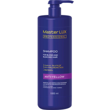 Шампунь для нейтралізації жовтизни Master LUX Professional Anti-Yellow Shampoo 1000 мл